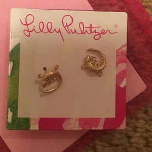 NWOT Lizard Critter Earrings Lilly Pulitzer